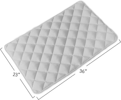 Magik & Kover Dog Crate Pad 2 Pack (36" x 23"), Soft Dog Crate Mat with Anti-Slip Bottom, Machine