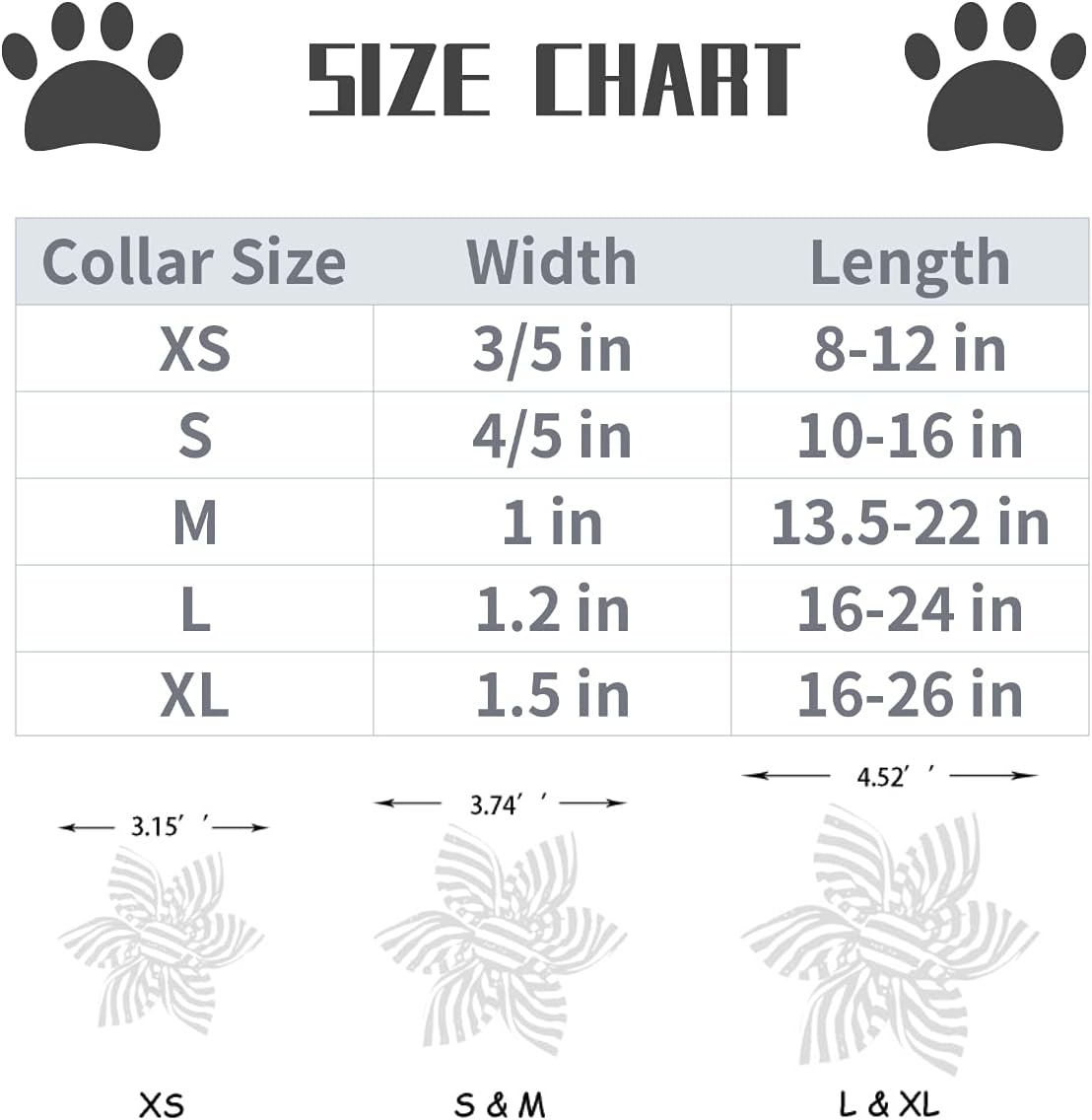 Lionet Paws Thanksgiving Day Dog Collar with Flower, Dogs Flower Collar with Metal Buckle for Dogs