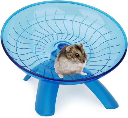 Hamster Wheel Flying Saucer Silent Exercise Wheel Running Wheel for Hamsters, Gerbils, Mice and