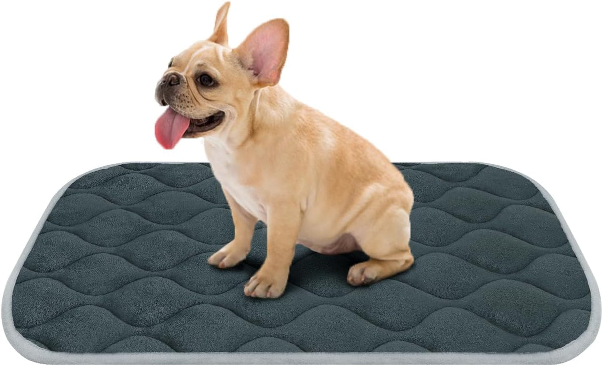 furrybaby Dog Bed Mat Flat Crate Mat with Anti-Slip Bottom Machine Washable Pet Kennel Pad for Dog