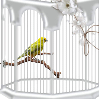 PINVNBY Parrot Perches Natural Birds Stand Wild Grape Stick Grinding Paw Climbing Wood Cage