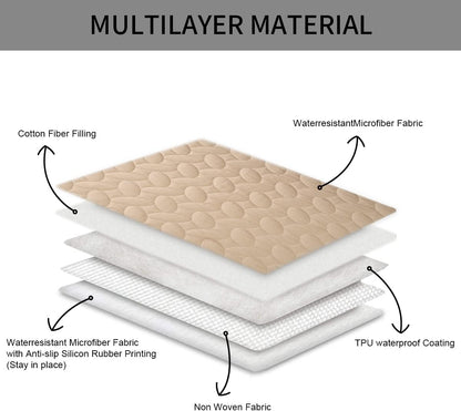 Ameritex Pet Bed Cover Dog Bed Blanket for Sofa and Furniture Waterproof New Pattern Design (40x50