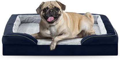 FURTIME Orthopedic Dog Bed for Small Dogs - Waterproof Dog Sofa Beds Small, Supportive Foam Pet