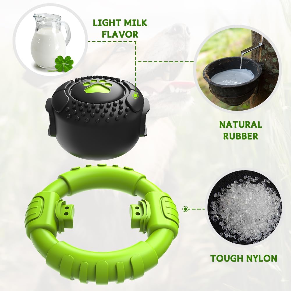 Dog Toys for Aggressive Chewers Large Medium Small Breed Indestructible Durable Tough Squeaky Dog