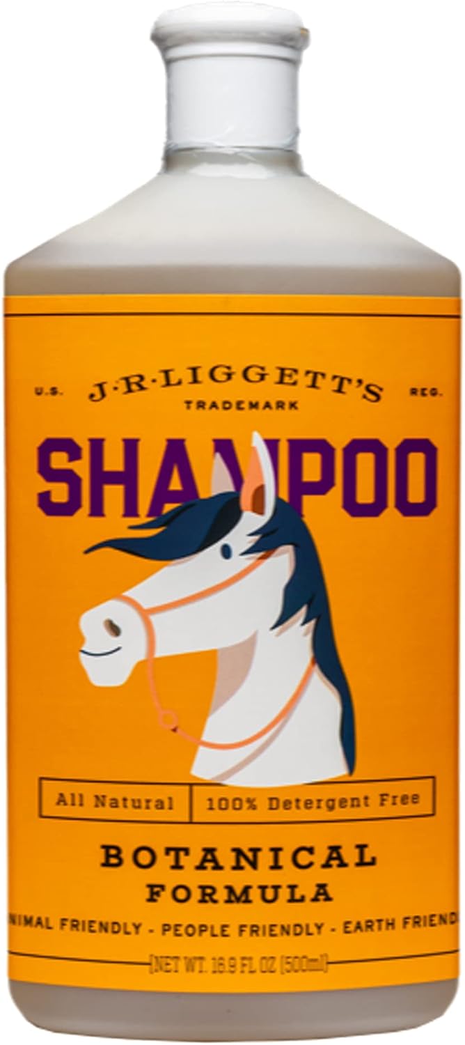 J·R·LIGGETT'S Botanical Horse Liquid Shampoo for Sensitive Skin | Hypoallergenic Biodegradable