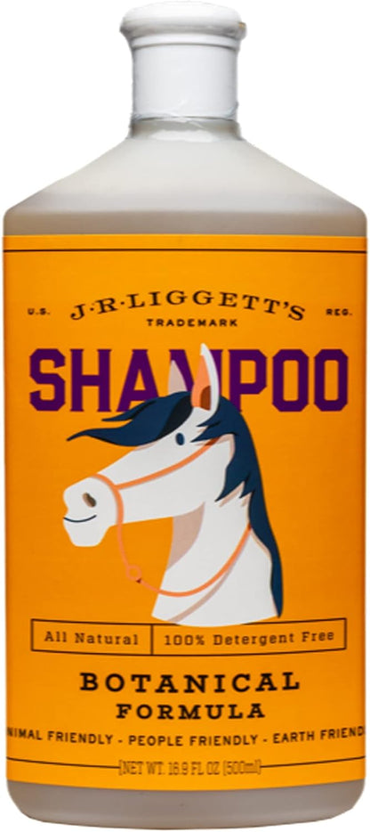 J·R·LIGGETT'S Botanical Horse Liquid Shampoo for Sensitive Skin | Hypoallergenic Biodegradable