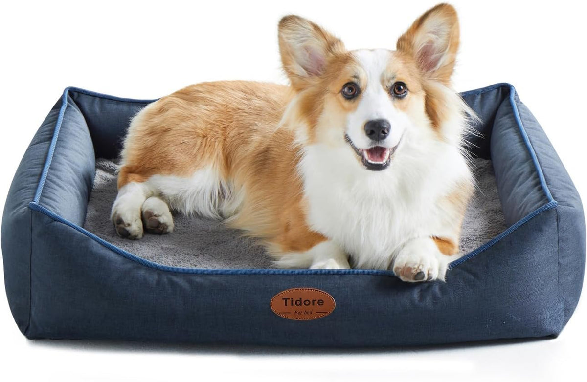 Orthopedic Dog Beds for Medium Dogs, Durable Egg Crate Foam Sofa Dog Bed wit Washable Removable