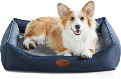 Orthopedic Dog Beds for Medium Dogs, Durable Egg Crate Foam Sofa Dog Bed wit Washable Removable