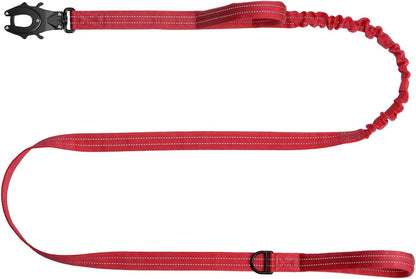 ICEFANG Tactical Dog Leash,K9 Training Walking Bungee Lead with 2 Control Handle,Heavy Duty Quick