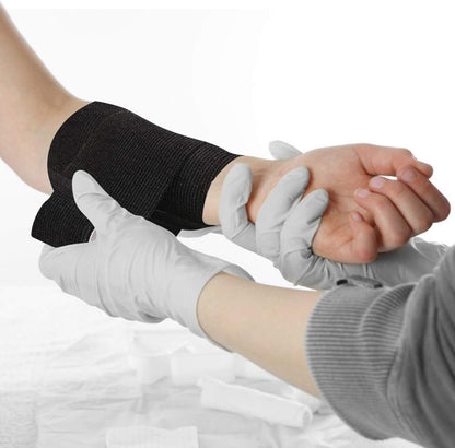 TOBWOLF 12PCS Self Adherent Bandage, 4" x5yd / 10cmx4.5m Cohesive Elastic Bandage Wrap, Breathable
