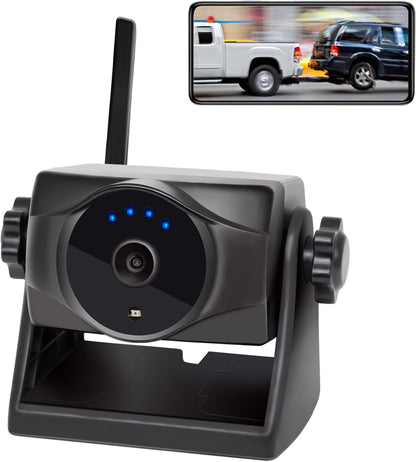 1080P Magnetic Wireless Backup Camera, 90 Days Standby Rechargeable Battery, Waterproof Rear/Front
