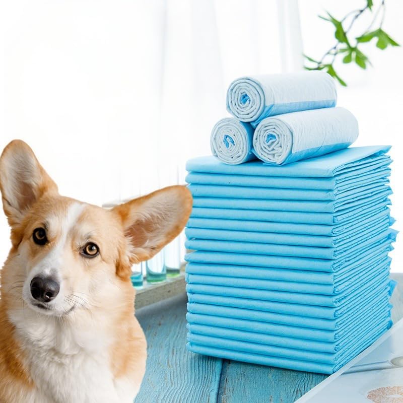 Absorbent Disposable Dog & Cat Training Pads - Large Washable Pet Supplies with Leak-Proof Design