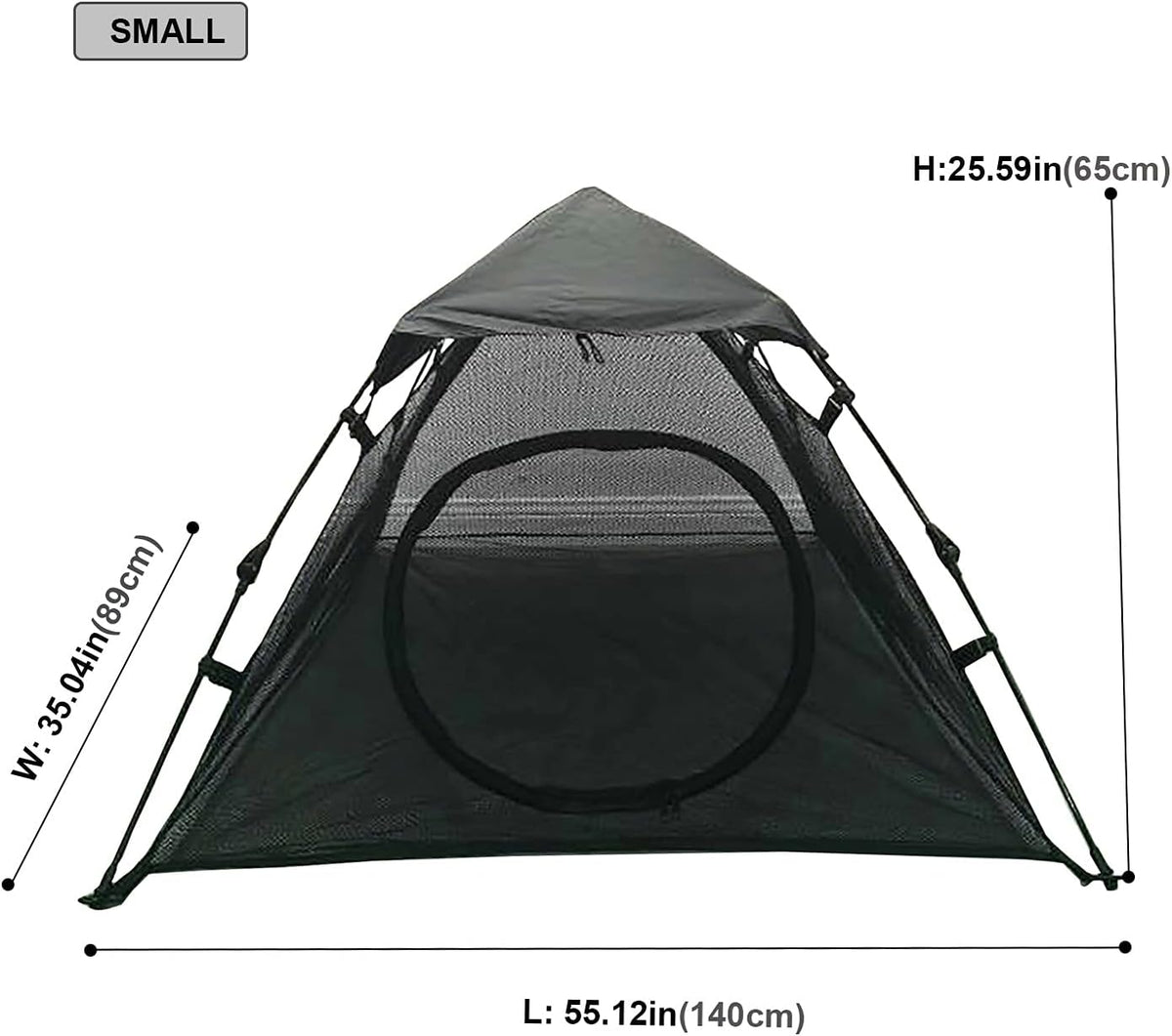 Portable Large Pop Up Pet Cat Tents Enclosures House for Outside Patio Indoor for Cat Puppy Rabbit