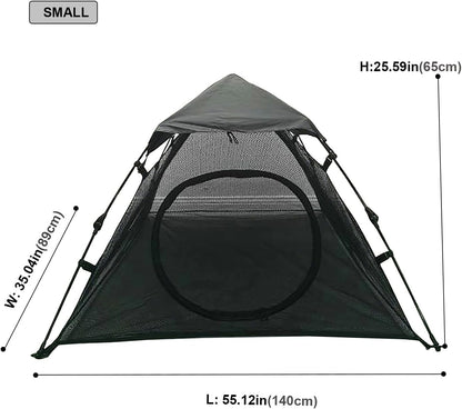Portable Large Pop Up Pet Cat Tents Enclosures House for Outside Patio Indoor for Cat Puppy Rabbit