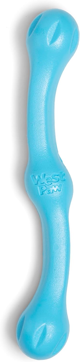 WEST PAW Zogoflex Echo Zwig Squeezy Dog Fetching Stick – Bouncy, Hollow, Squishy Interactive Toy