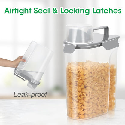TBMax Rice Container 10 Lbs, Cereal Container Oatmeal Storage, Airtight Food Dispenser with