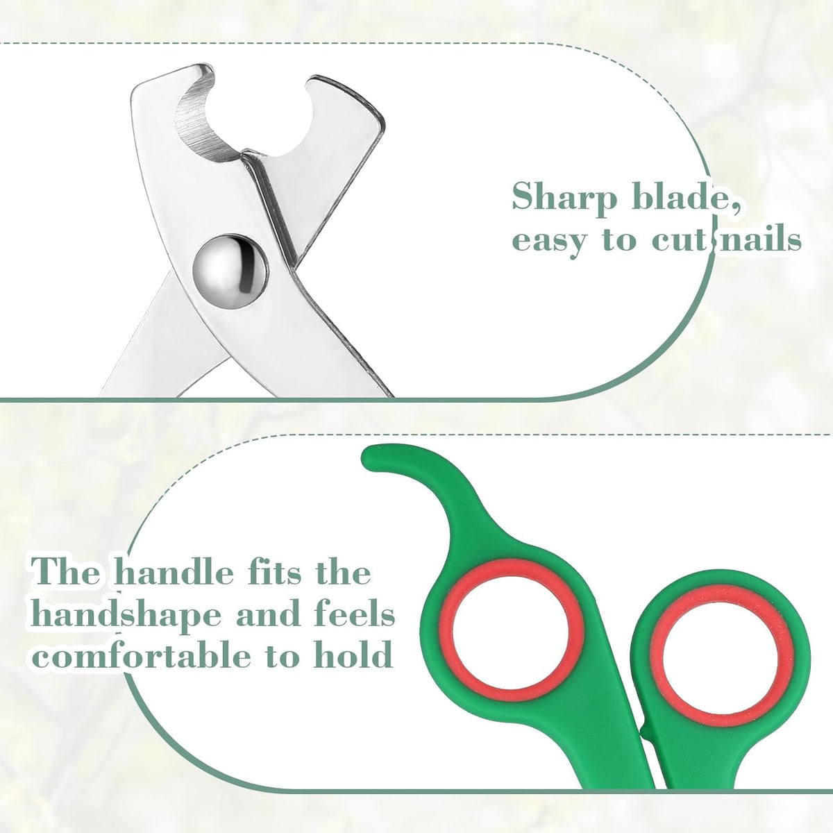 Lasnten 2 Pcs Bird Nail Grinder with Bird Nail Clipper Bird Nail Trimmer Bird Nail File with LED