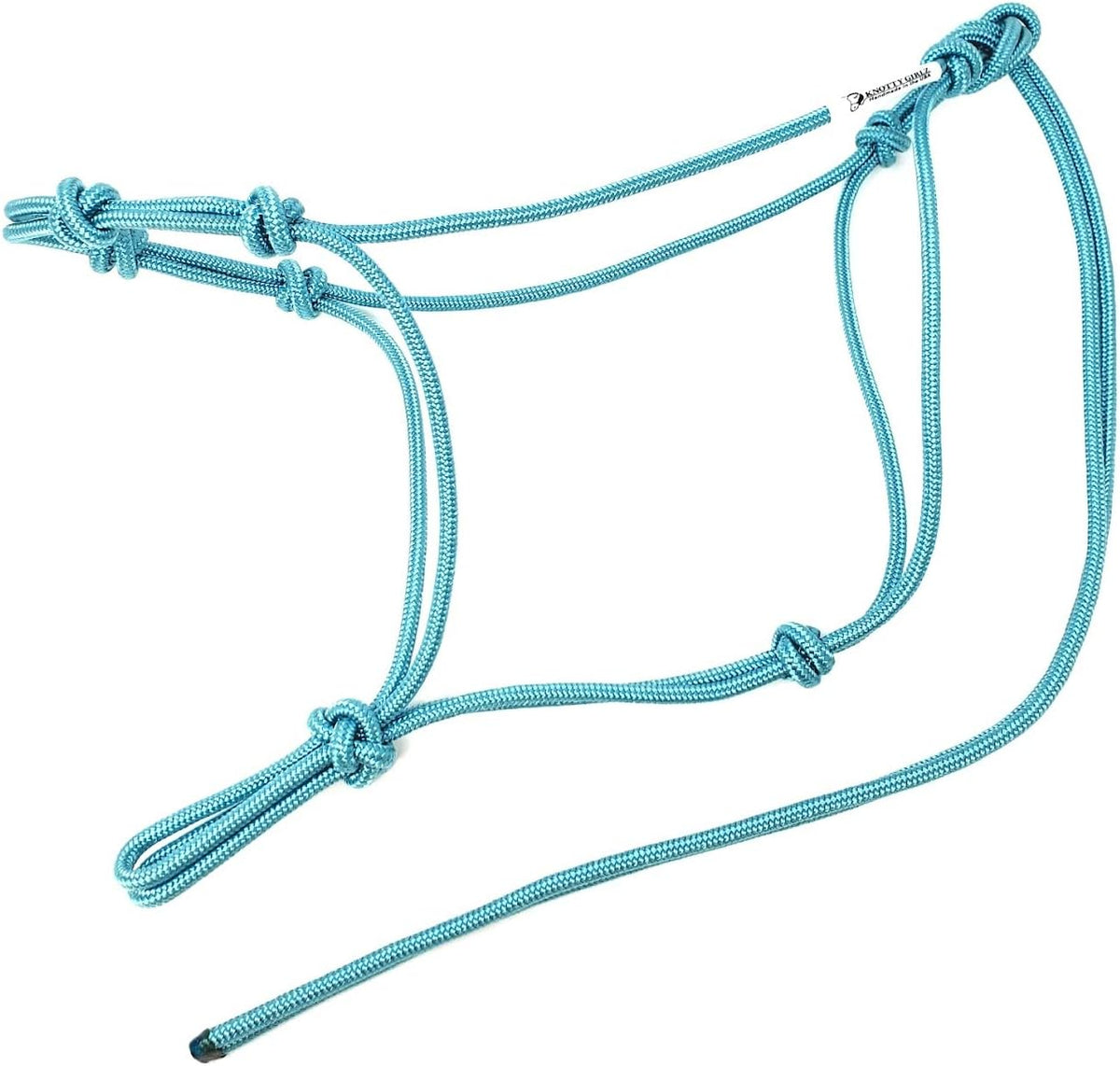 Horse Rope Training Halter - 4 Knot 1/4" Stiff Halter Cord - Used by Famous Trainers Multiple Sizes