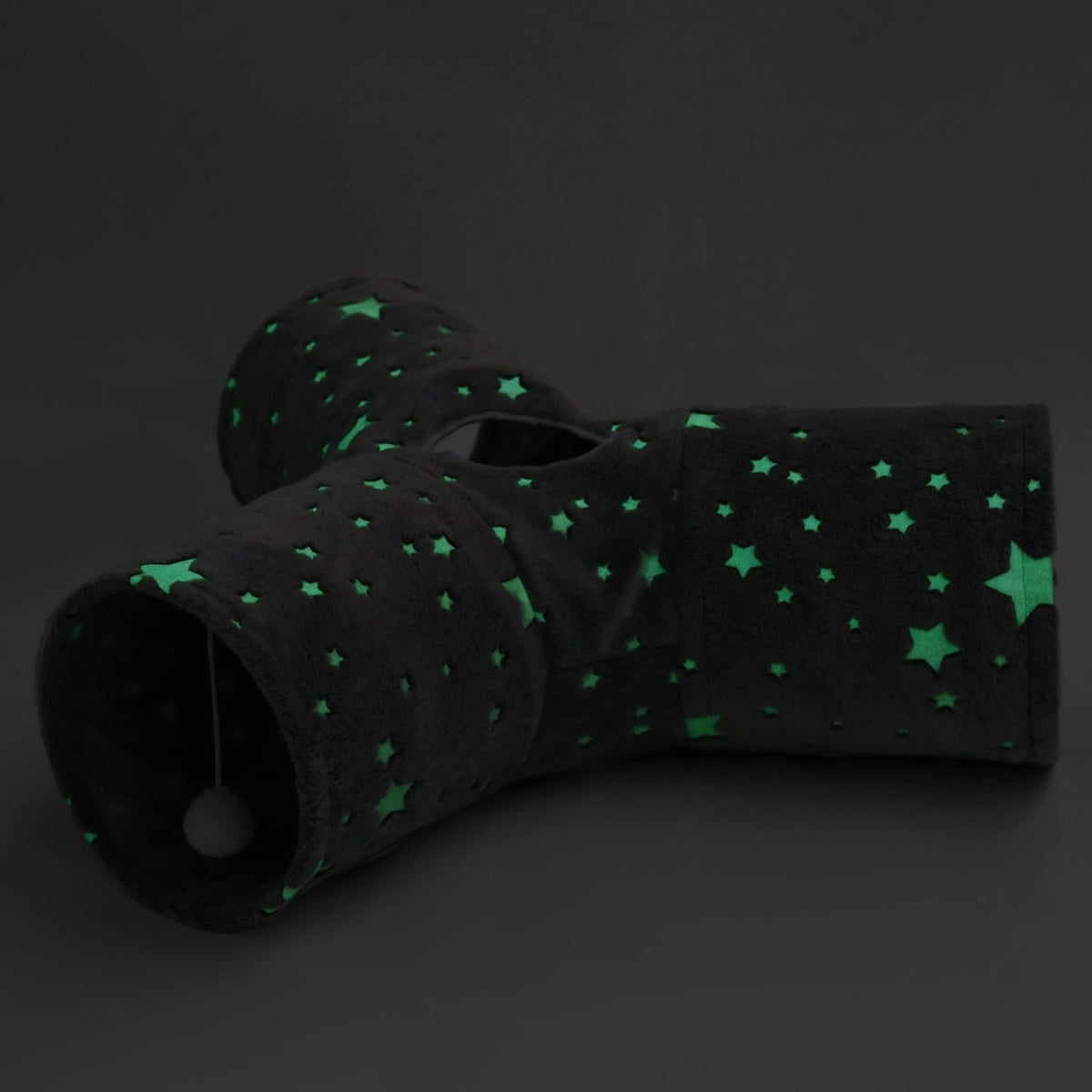 Tempcore Pet Cat Tunnel Tube Cat Toy 3 Way Collapsible, Cat Tunnels for Indoor Cats Self-Luminous