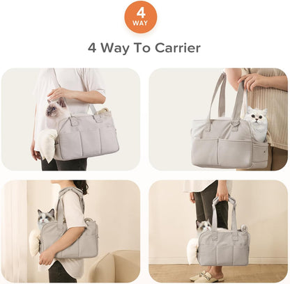 Dog Carriers for Small Dogs, Soft Sided Folding Small Dog Carrier for Dogs Medium Cats Puppies up
