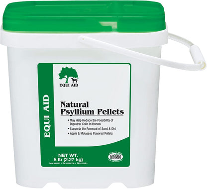 Farnam Equi Aid Natural Horse Psyllium Pellets Supplement for Horses, Supports Removal of Sand &