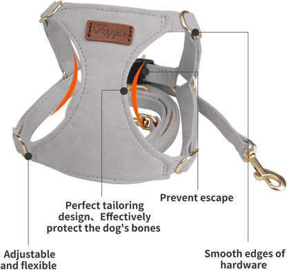 Puppytie No Pull Dog Harness with Multifunction Dog Leash,Soft Adjustable No Choke Escape Proof Pet