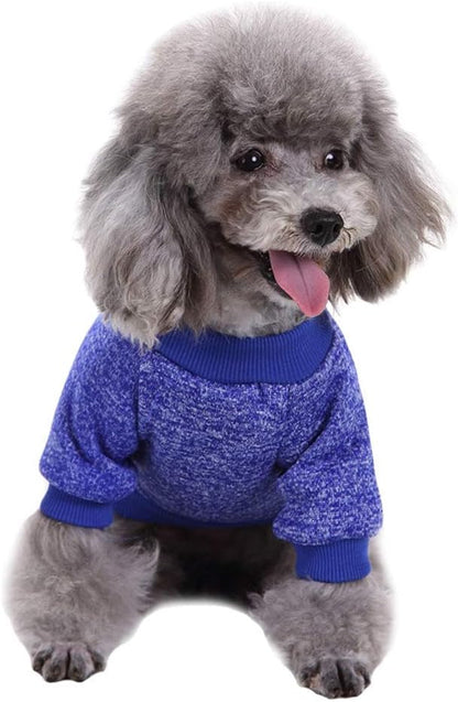 Jecikelon Dog Clothes Dogs Sweater Soft Puppies Clothing Winter Puppy Sweaters Warm Outfit for Dogs