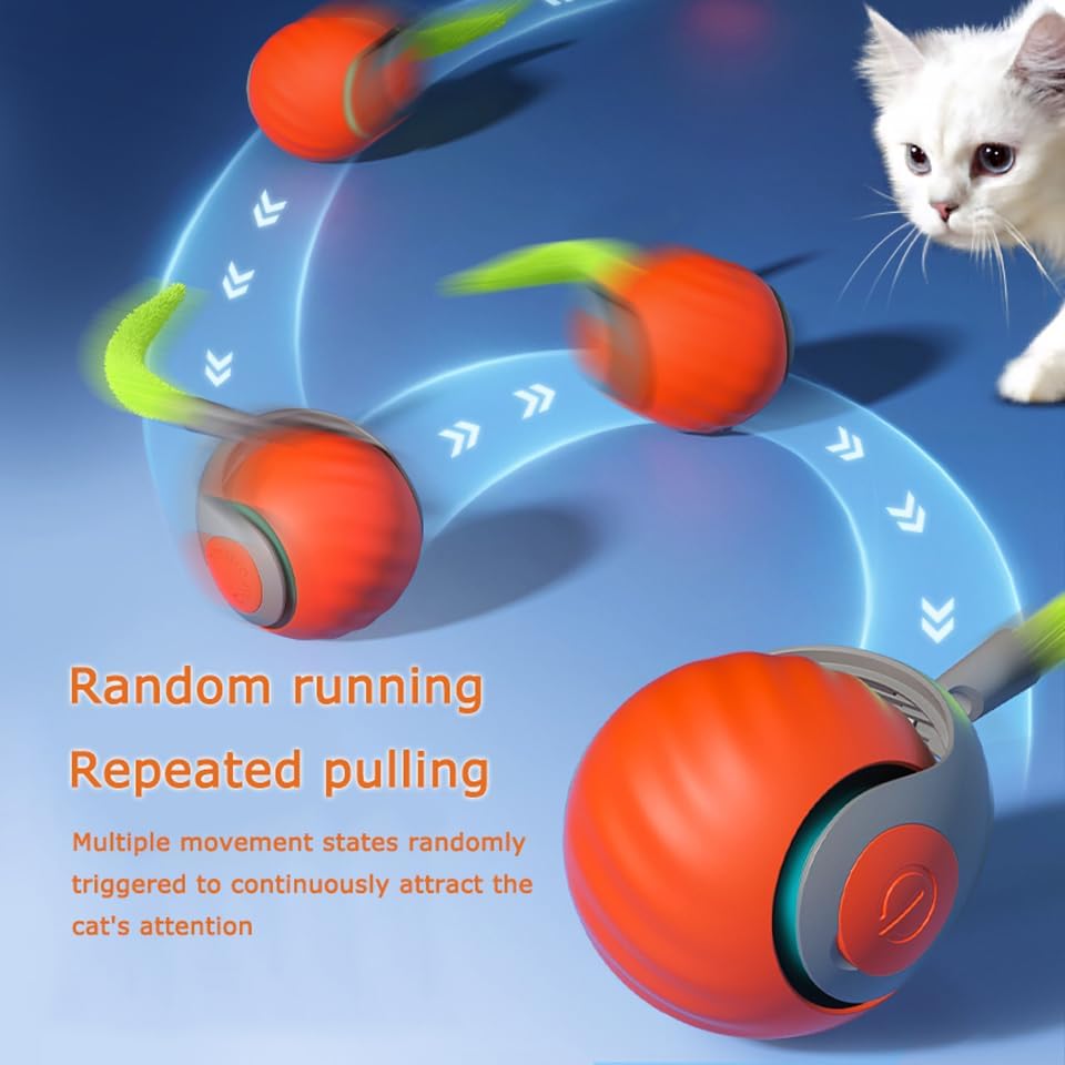 2Packs Speedy 2.0 Tail Cat Toys for Bored Indoor Adult Cats,2025 New Generation Interactive Cat