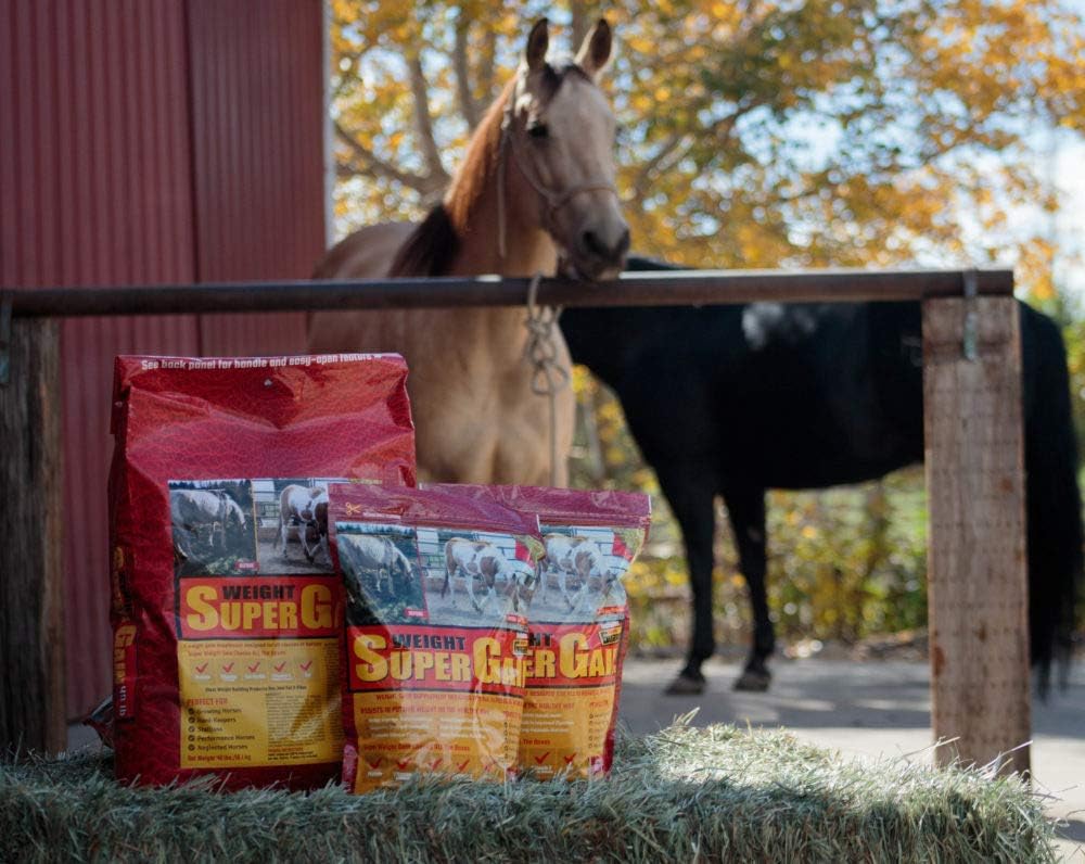 Super Weight Gain 40 lb, Equine Vitamin Mineral, Probiotic & Weight Gain Supplement
