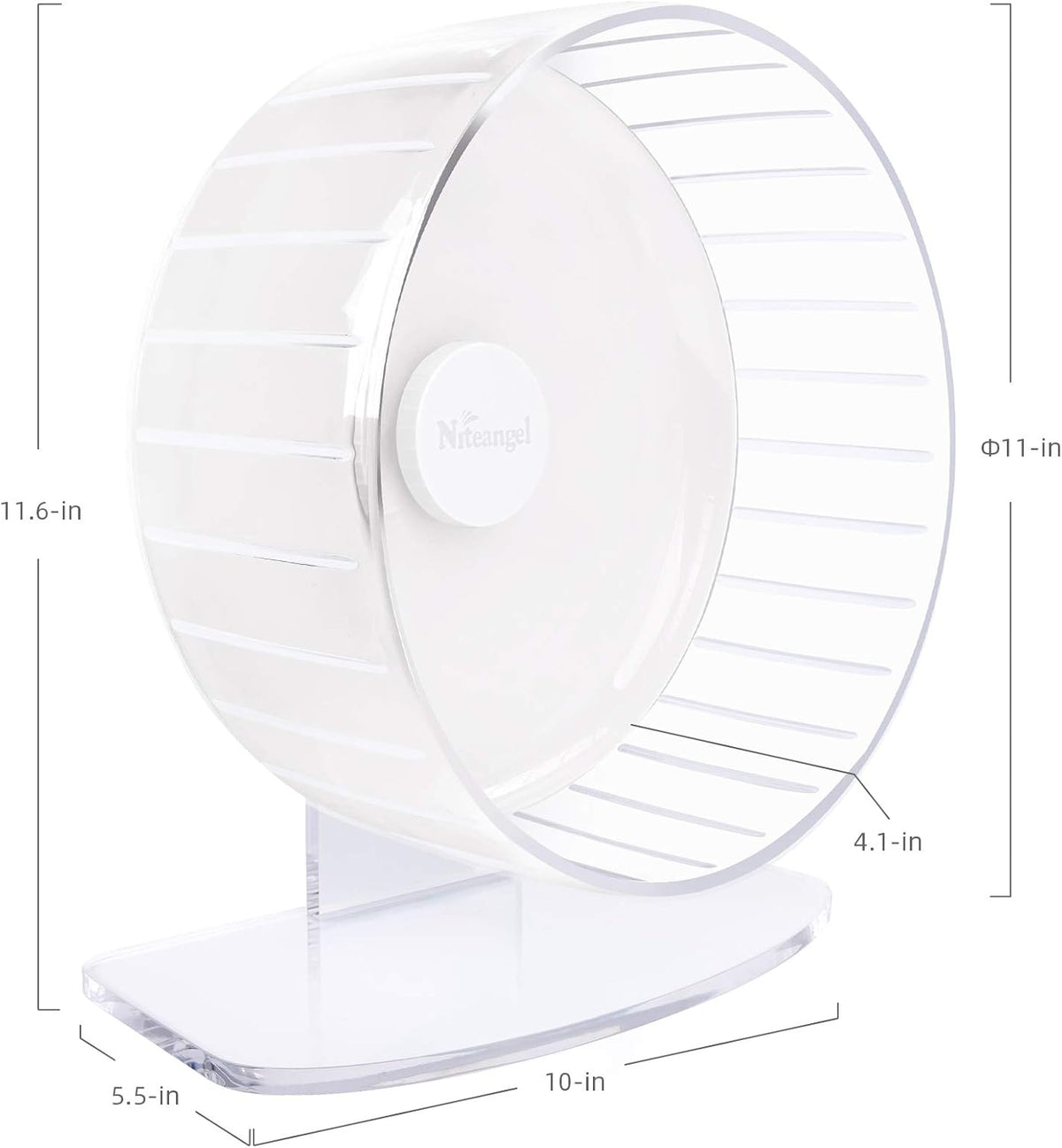 Niteangel Super-Silent Hamster Exercise Wheels: - Quiet Spinner Hamster Running Wheels with
