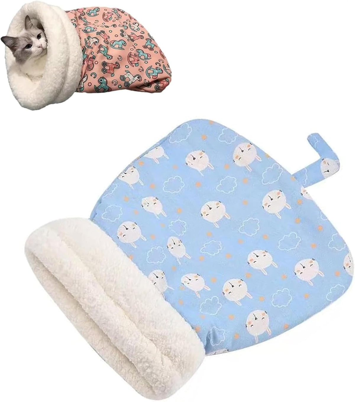 Cat Sleeping Bag,Cat Sleeping Bag for Indoor Cats,Cozy Pet Nest for Cats,Sleeping Bag for Cats,Soft