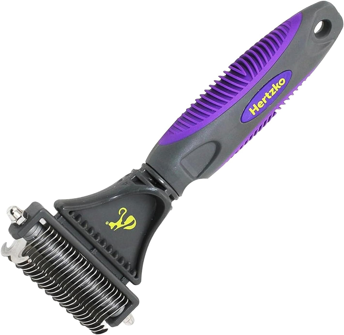 Hertzko Cat Dematting Tool Double Sided Dog and Cat Dematting Comb - for All Pets - Effortlessly