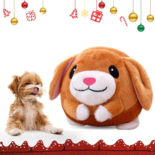 2024 Upgrade Pet Plush Ball - Active Squeaky Moving Dog & Bouncing for Boredom Relieving Dog Pig