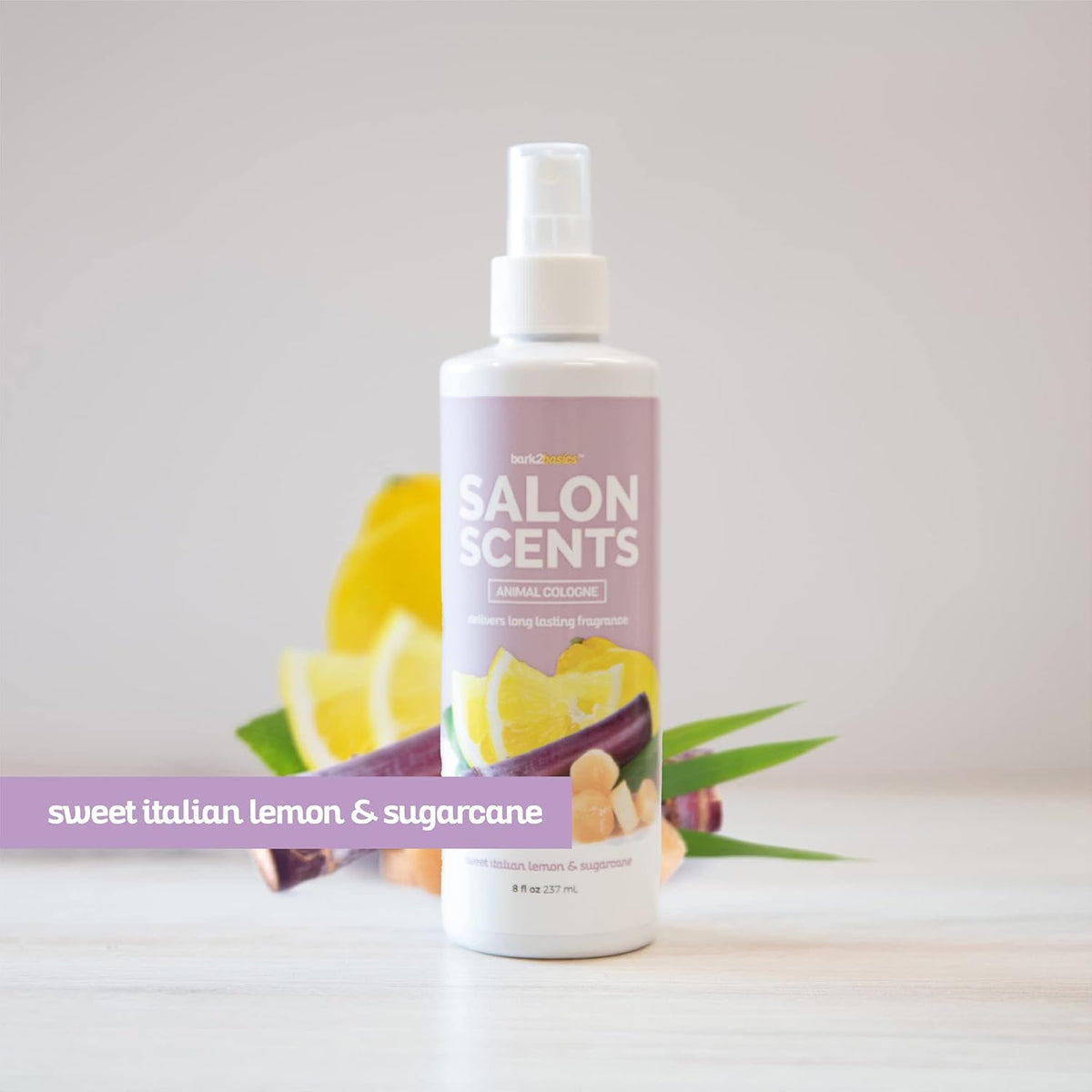 Bark2Basics Salon Scents Pet Grooming Cologne - 8 oz, Natural Professional Perfume for Dogs and