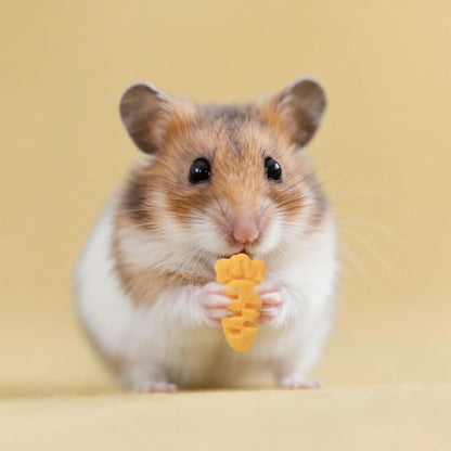Abizoo Hamster & Gerbil Treats, Crunchy Baked Hamster Snacks with Carrot and Yeast, Natural