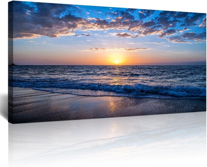 Lapremoly Large Canvas Wall Art For Living Room farmhouse Wall Decor For Office Ocean Wave Wall