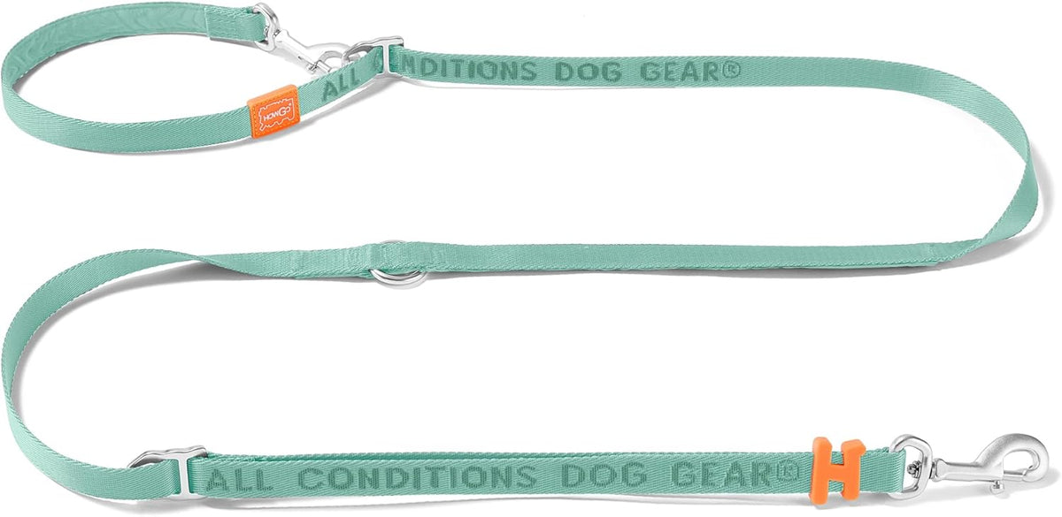 HOWGO 8-in-1 Multifunctional Hands Free Dog Training Leash with Padded Handle,8.5 FT Nylon