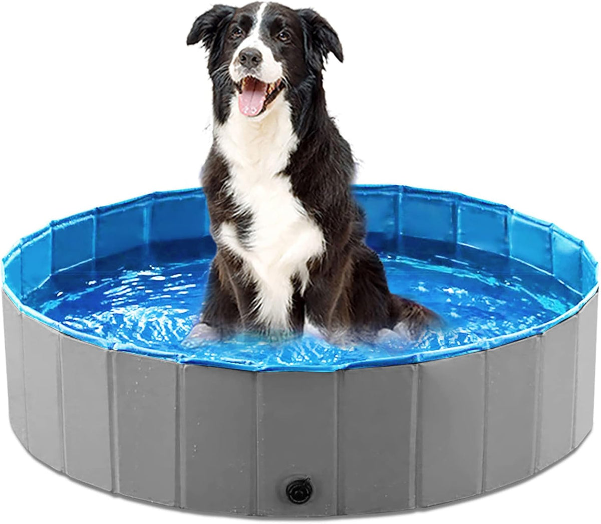 Jasonwell Foldable Dog Pet Bath Pool Collapsible Dog Pet Pool Bathing Tub Kiddie Pool Doggie Wading
