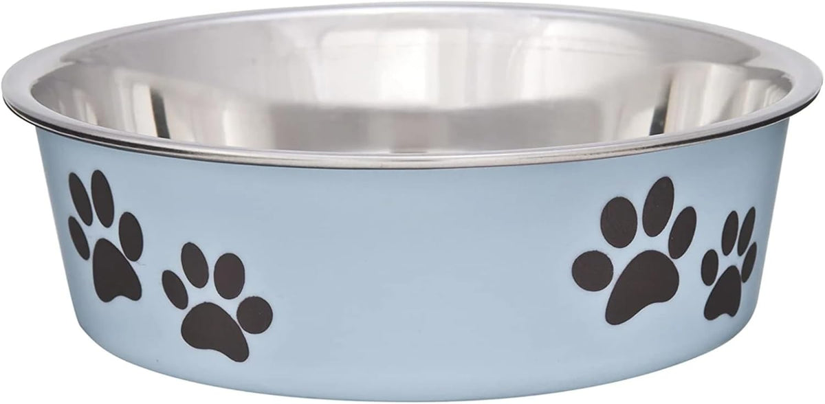 Loving Pets Bella Dog Bowls- Stainless Steel Dog & Cat Bowls - Spill Proof Dog Food Bowl, Cat Bowl
