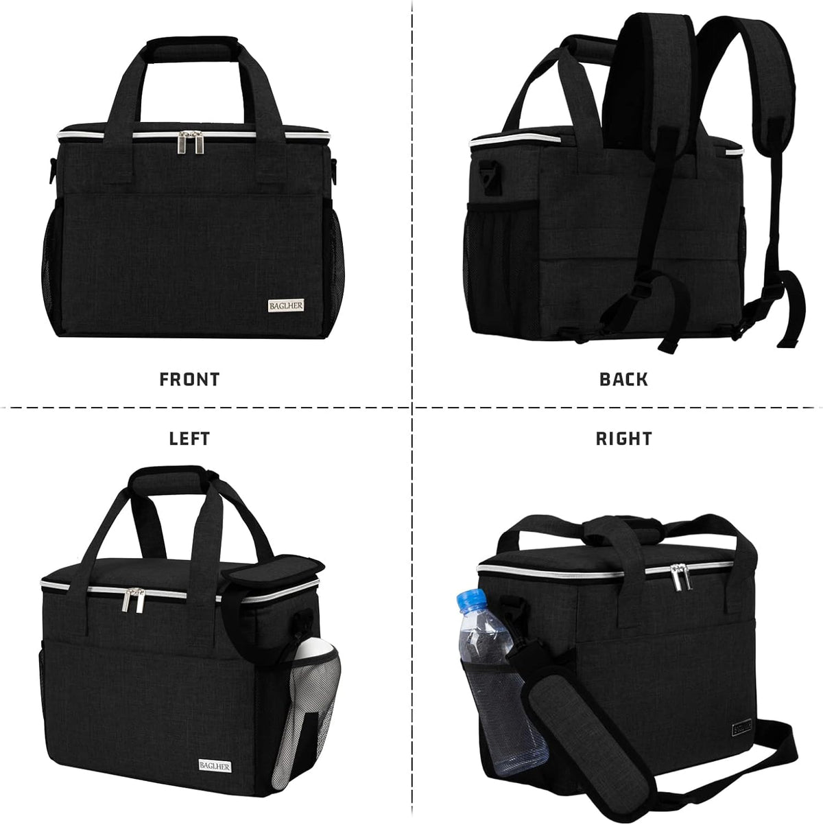BAGLHER Dog Travel Bag Backpack Pet Supplies Backpack Pet Accessories Storage Bag 5-Piece Set with