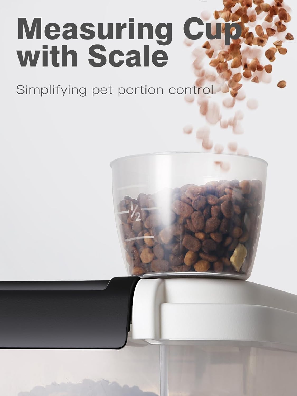 Airtight Dog Food Storage Container 20 lbs, Pet Food Storage Bin with Lid 4 lbs & 6 lbs & 10 lbs, 3