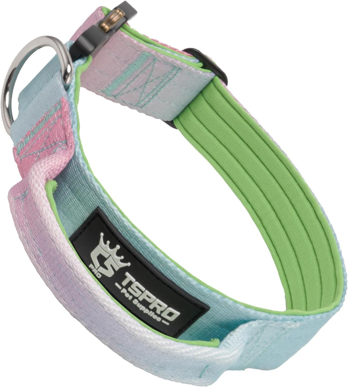 TSPRO Premium Dog Collars Tactical Dog Collar with Handle and Heavy Duty Quick-Release Metal Buckle