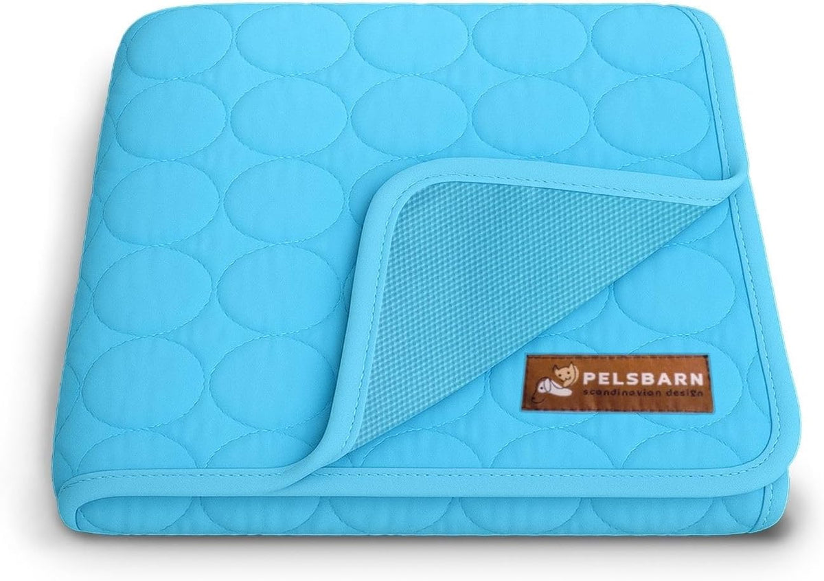 Dog Cooling Mat- Ice Silk Summer Comfort, Self Cooling, Non-Slip Dog Pad, Durable & Washable, Mat