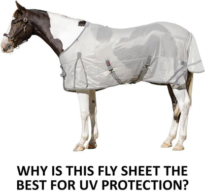 Schneiders Soft Interlock Mesh II Horse Fly Sheets | Superior UV & Insect Protection | Versatile