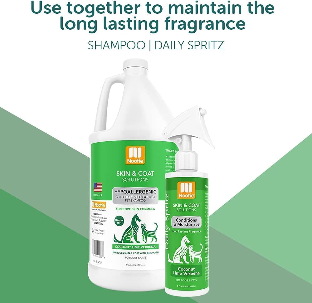 Nootie - Pet Shampoo for Sensitive Skin - Revitalizes Dry Skin & Coat - Natural Ingredients