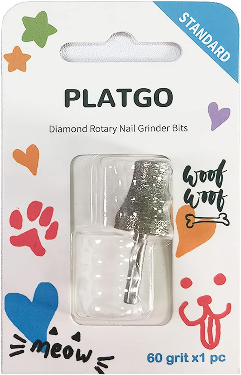 Diamond Dremel Dog Nail Grinder FlashB, Dogs&Pets Nail Care, 1/8'' Pet Nail Grinder Wheel Work with