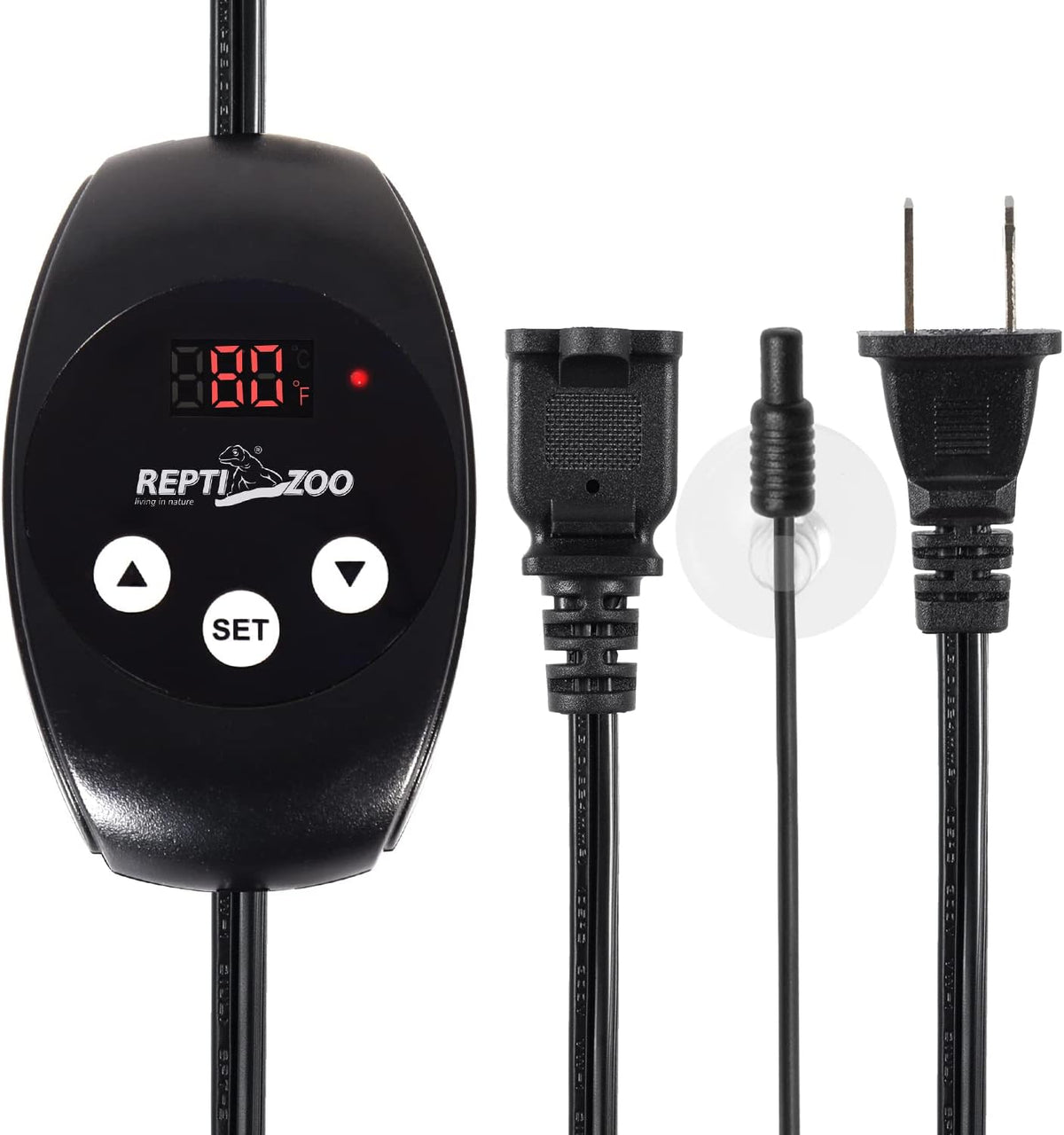 REPTIZOO Dimming Thermostat, PID Temperature Controller with Memory Function, Reptile Thermostat