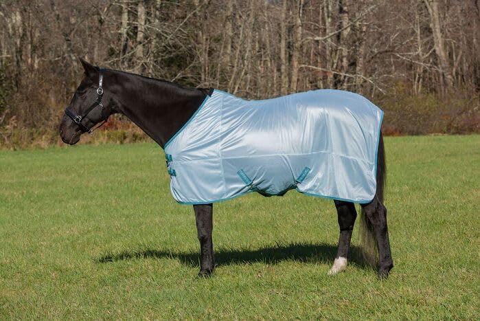TuffRider Comfy Mesh Fly Sheet | UV Protection Horse Sheet, Standard Neck, 130 Grams Breathable