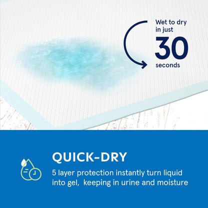 Puppy Pads Pet Pee Pads for Dogs & Puppy Training [100-COUNT] Potty Pads for Dogs 22" x 22"