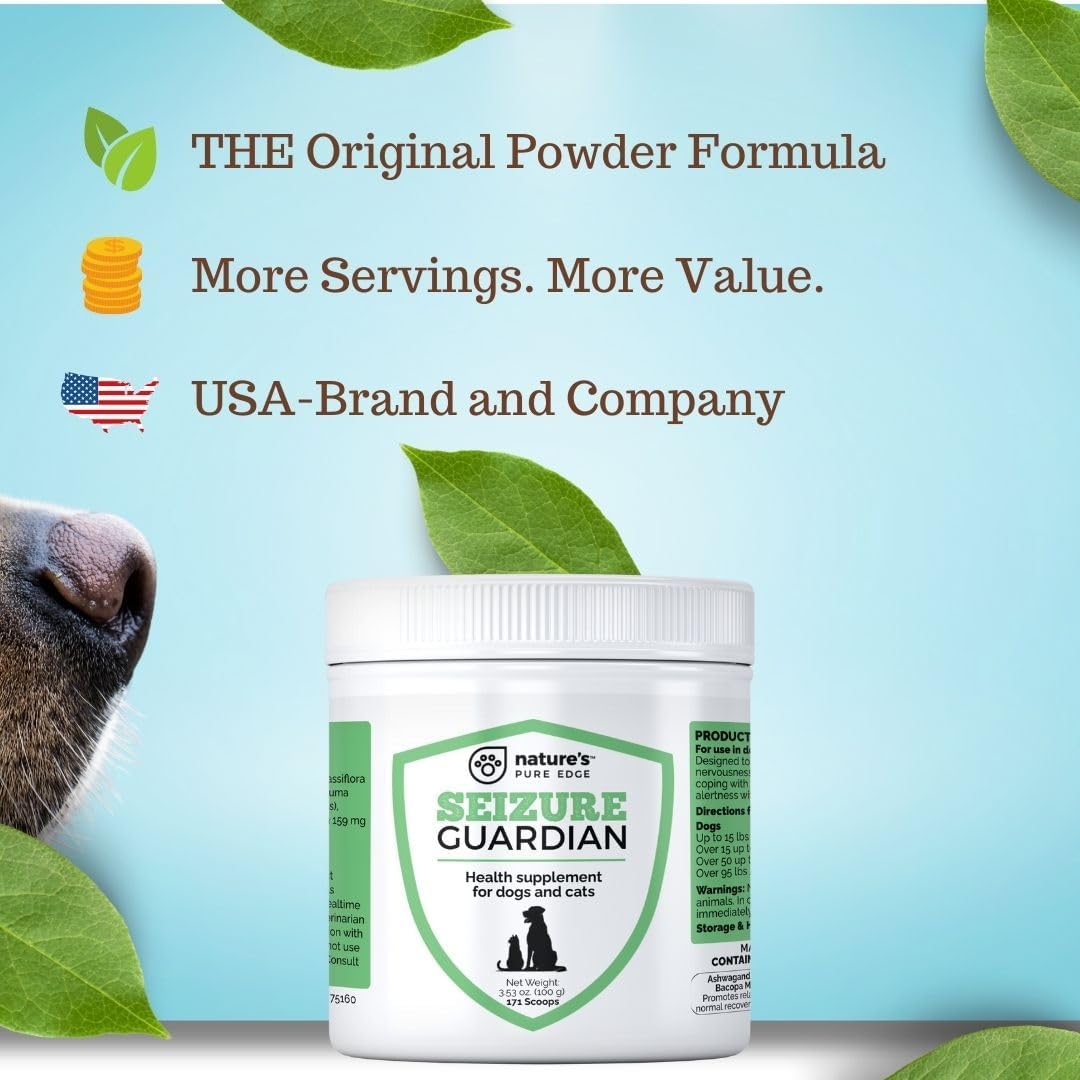 Nervous System Support and Calming Aid for Dogs & Cats – Natural Relaxation Aid from an American